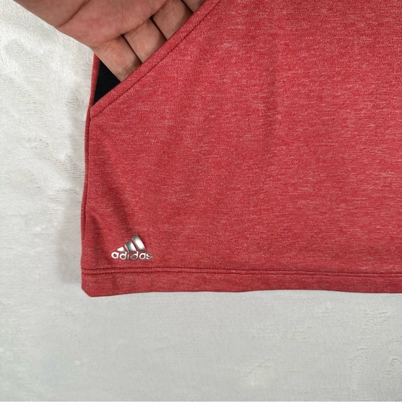 Adidas WB Warner Bros. Sweater Women Size L 1/4 Zip Long Sleeve Embroidered RARE - Picture 2 of 10